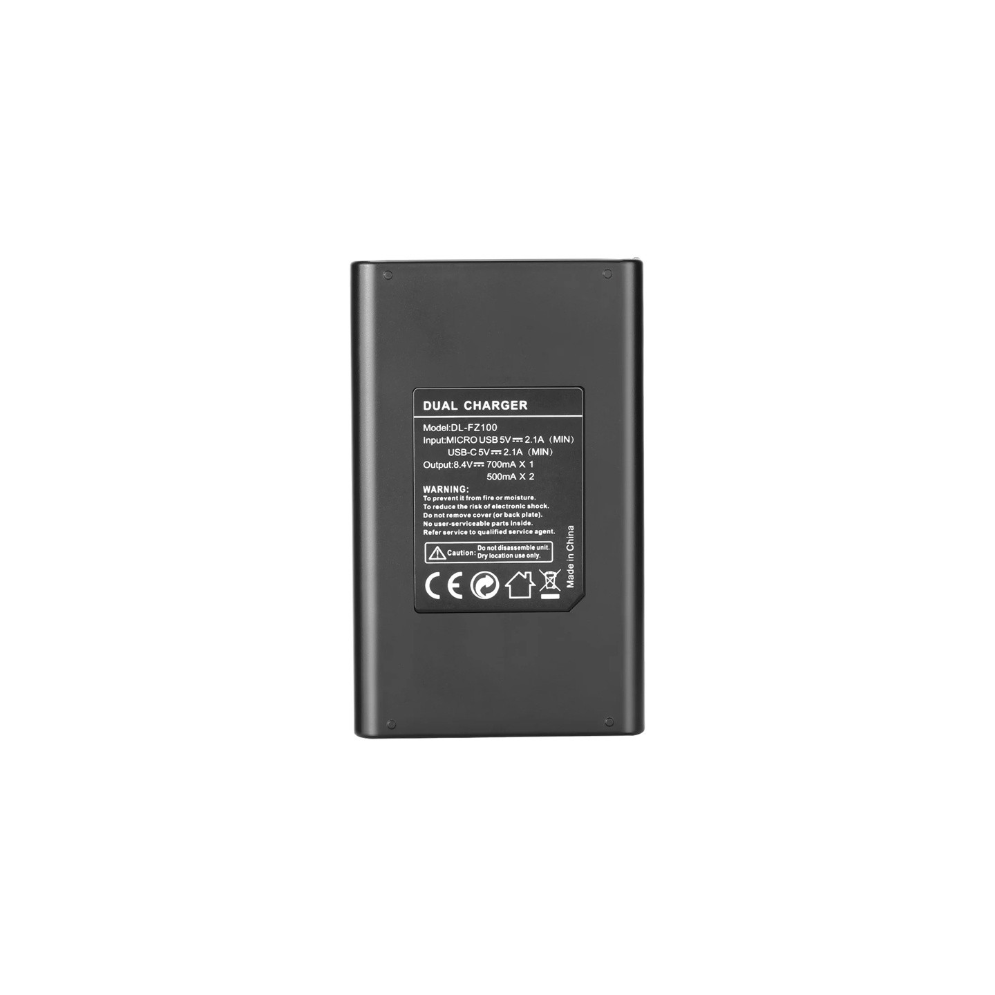 NEEWER DL-FZ100 Dual Battery Charger for NP-FZ100-S Batteries