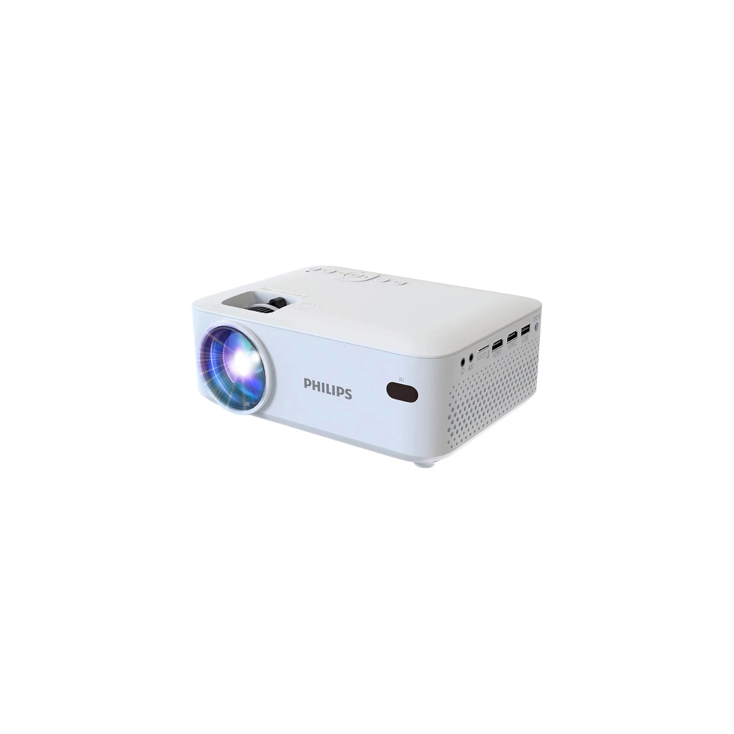 Phillips N-100 480p Mini Projector (White)