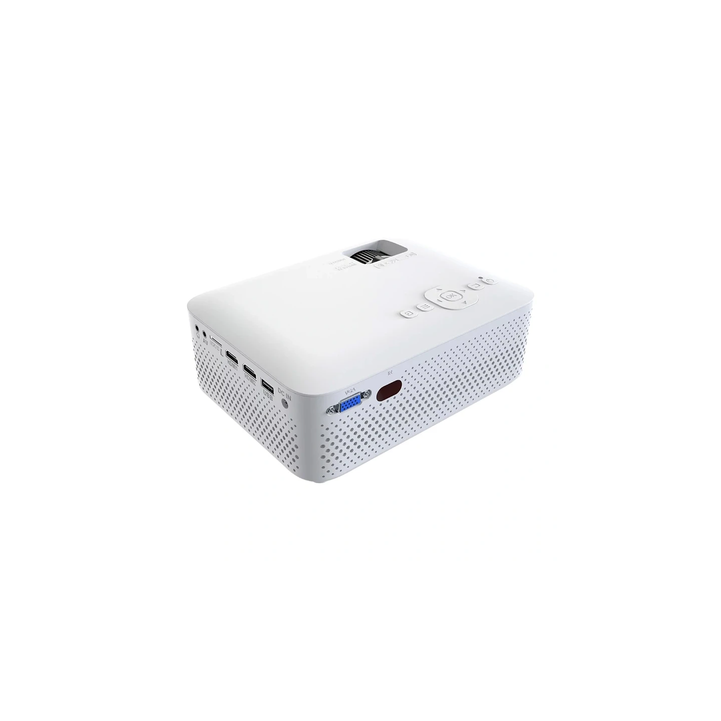 Phillips N-100 480p Mini Projector (White)