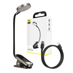 View product Baseus (DGRAD-0G) Comfort Reading Mini Clip Lamp (dark gray)