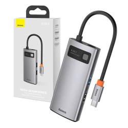 View product Hub 4in1 Baseus Metal Gleam Series, USB-C to USB 3.0 + USB 2.0 + HDMI + USB-C PD
