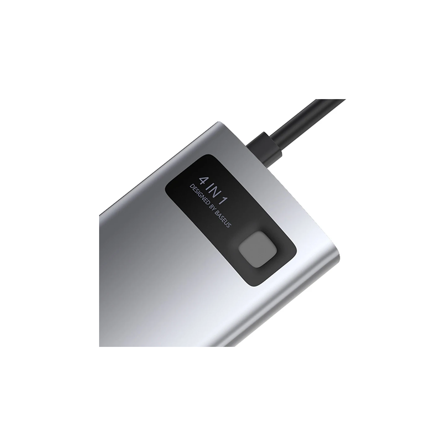 Hub 4in1 Baseus Metal Gleam Series, USB-C to USB 3.0 + USB 2.0 + HDMI + USB-C PD