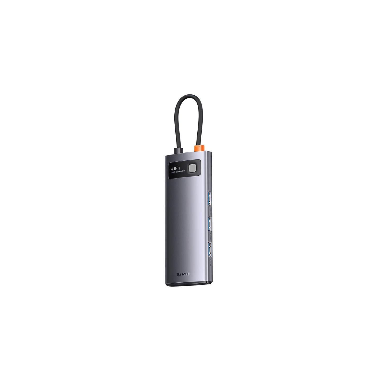 Hub 4in1 Baseus Metal Gleam Series, USB-C to 4x USB 3.0