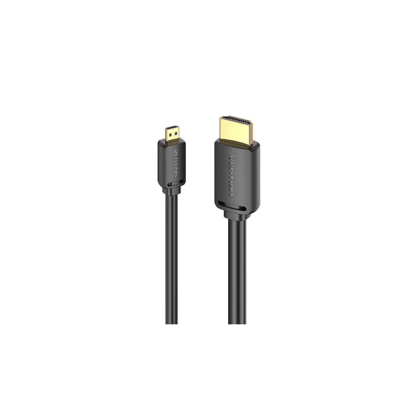 HDMI-D Male to HDMI-A Male Cable Vention AGIBF 1m, 4K 60Hz (Black)