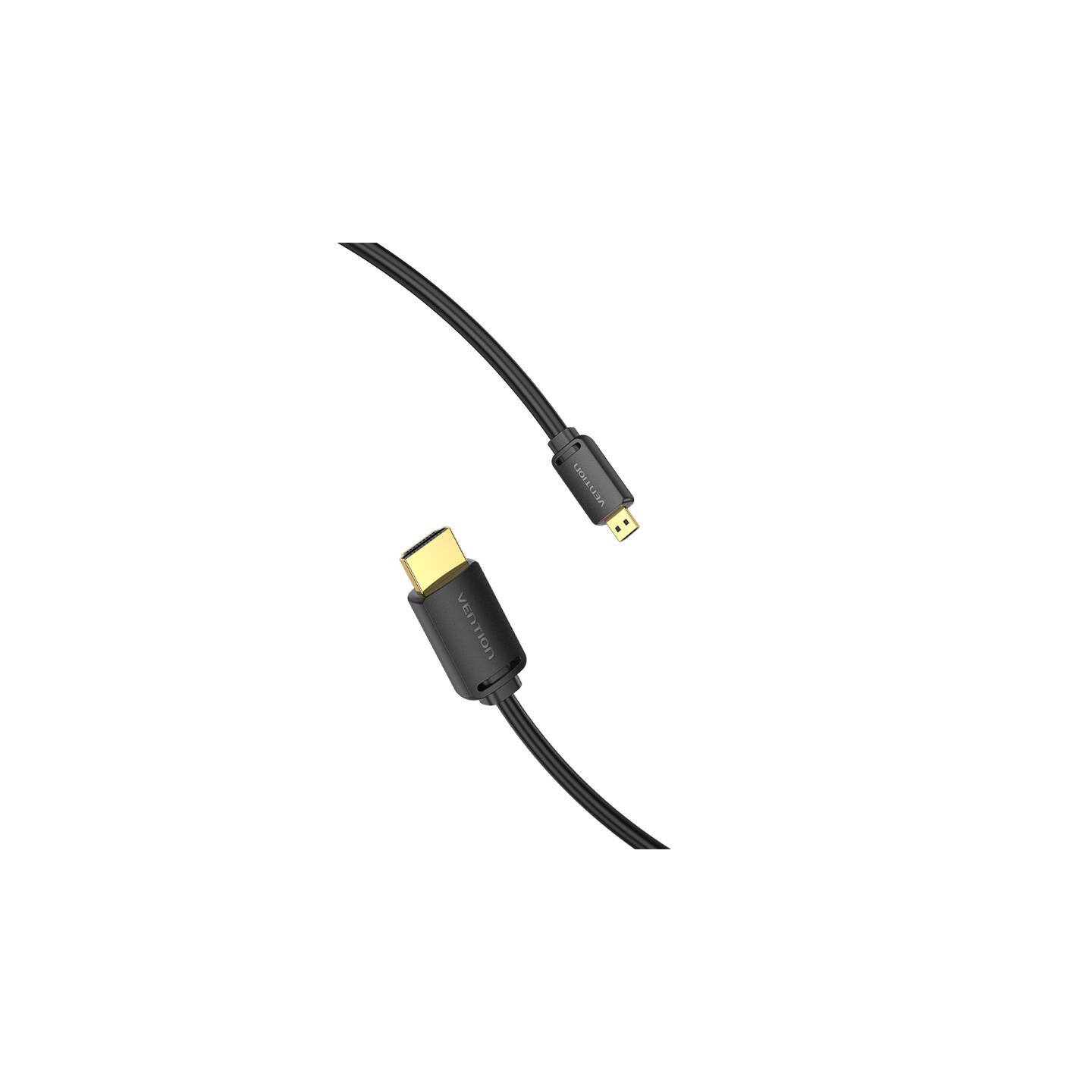 HDMI-D Male to HDMI-A Male Cable Vention AGIBF 1m, 4K 60Hz (Black)