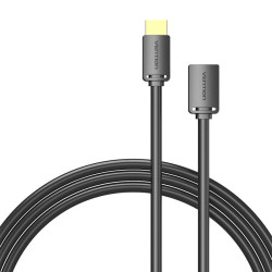 View product HDMI 2.0 Male to HDMI 2.0 Female Extension Cable Vention AHCBD 0,5m, 4K 60Hz, (Black)