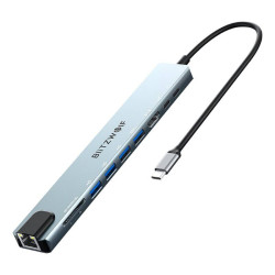 View product Docking Station Blitzwolf BW-TH5 10in1 USB-C (silver)