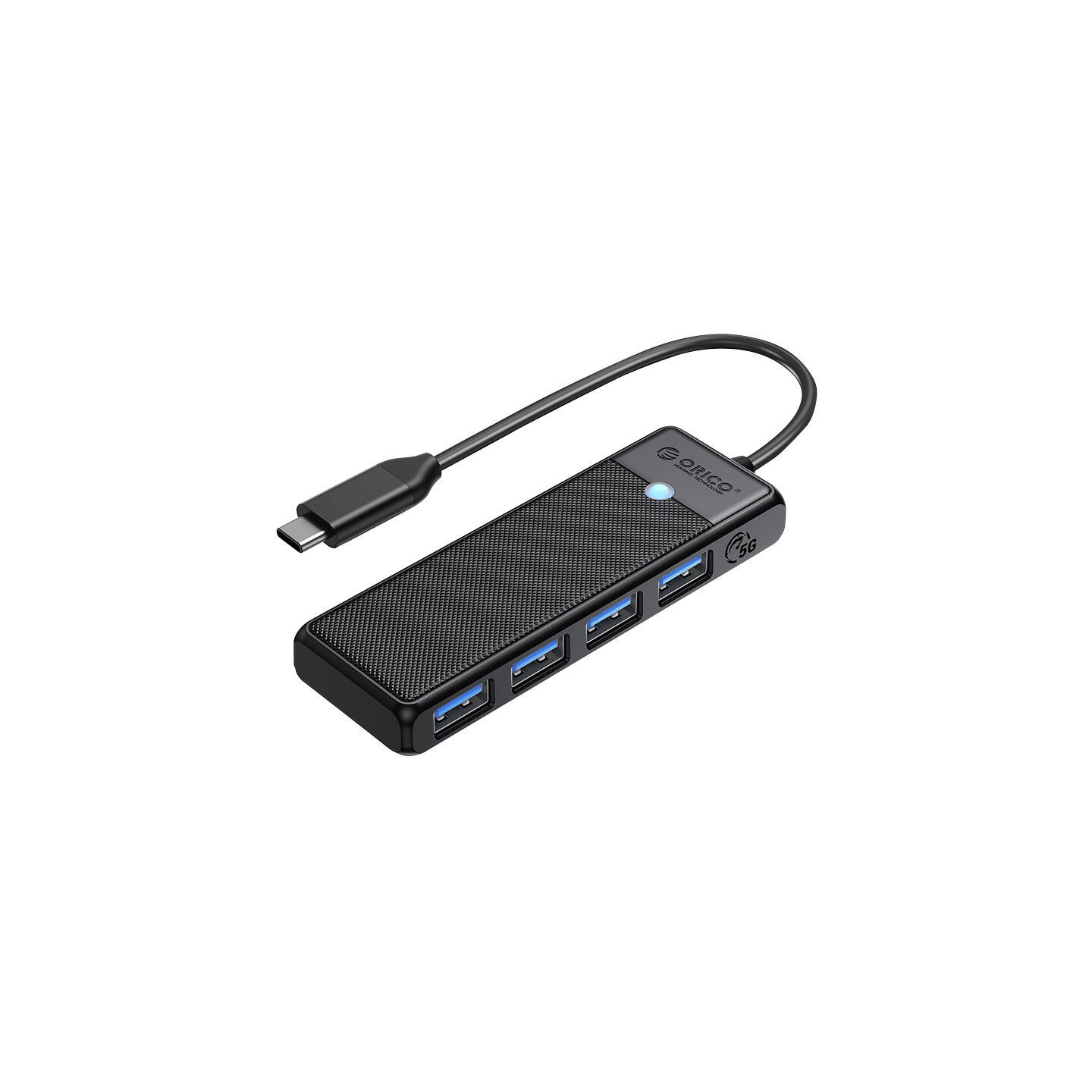 Orico Hub 4in1 USB A3.0x4 (black)