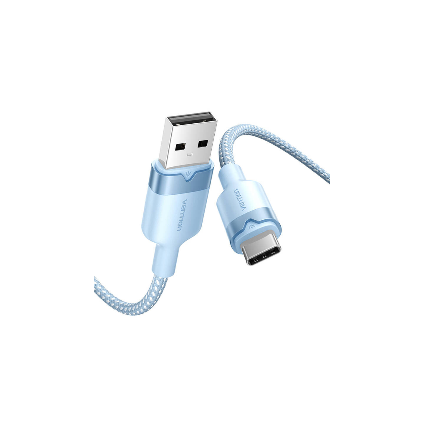 USB 2.0 A to USB-C 3A cable Vention CTNLF 1M (blue)
