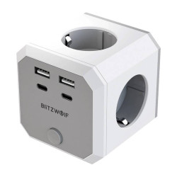 View product BlitzWolf BW-EC2 8-in-1 Power Cube (4xAC / 2 x USB-A / 2 x USB-C)