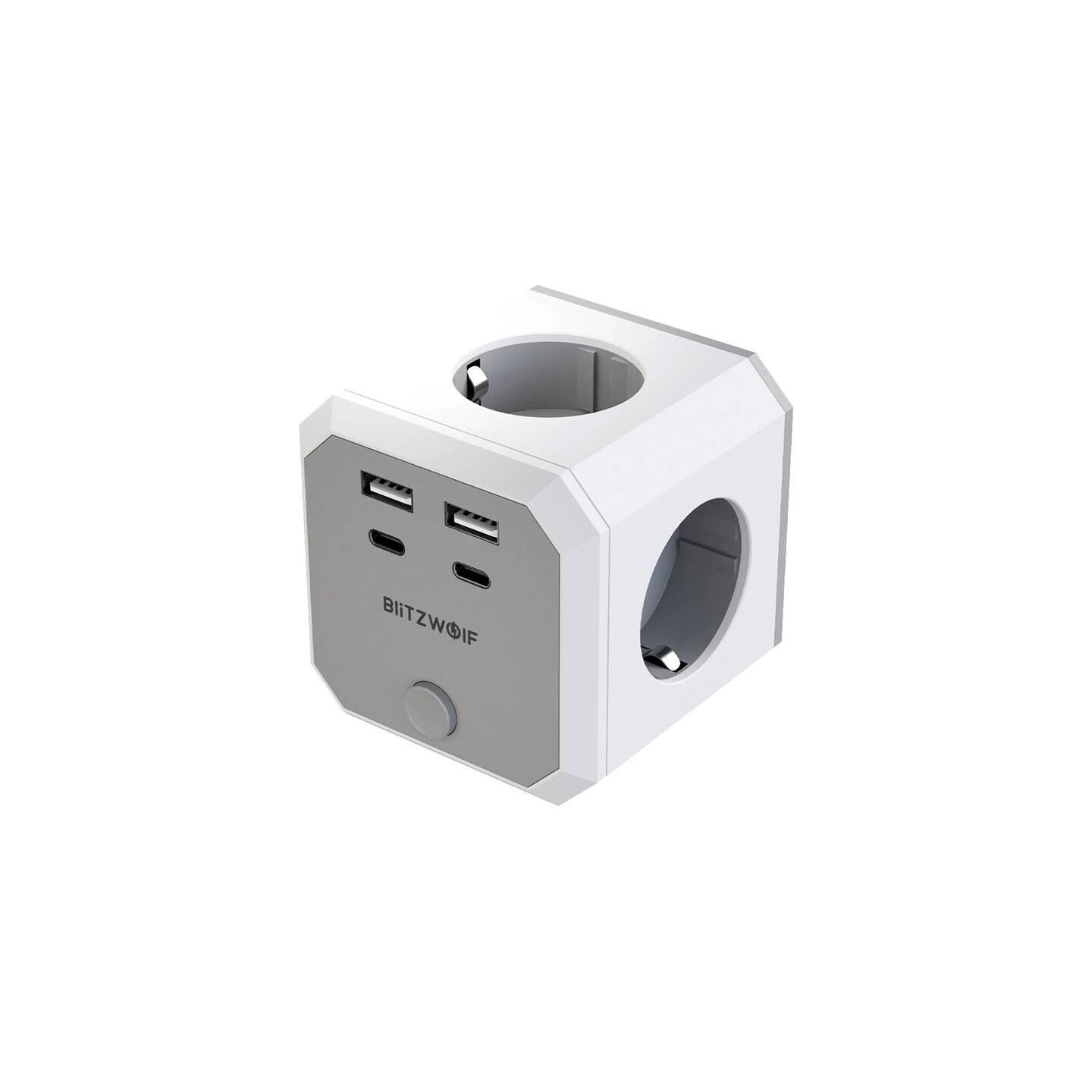 BlitzWolf BW-EC2 8-in-1 Power Cube (4xAC / 2 x USB-A / 2 x USB-C)
