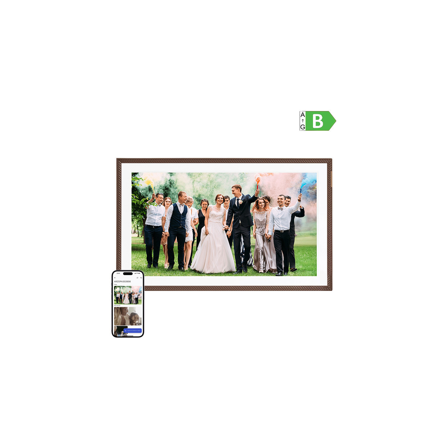 Arzopa D156 (brown) 15.6" digital photo frame