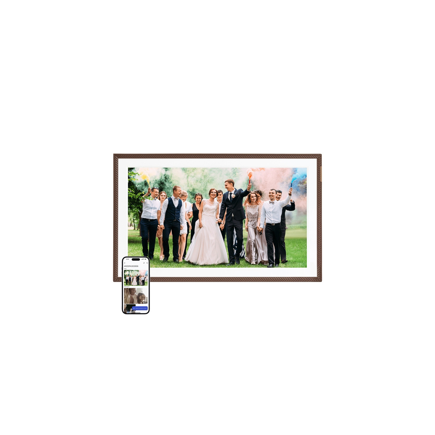 Arzopa D156 (brown) 15.6" digital photo frame