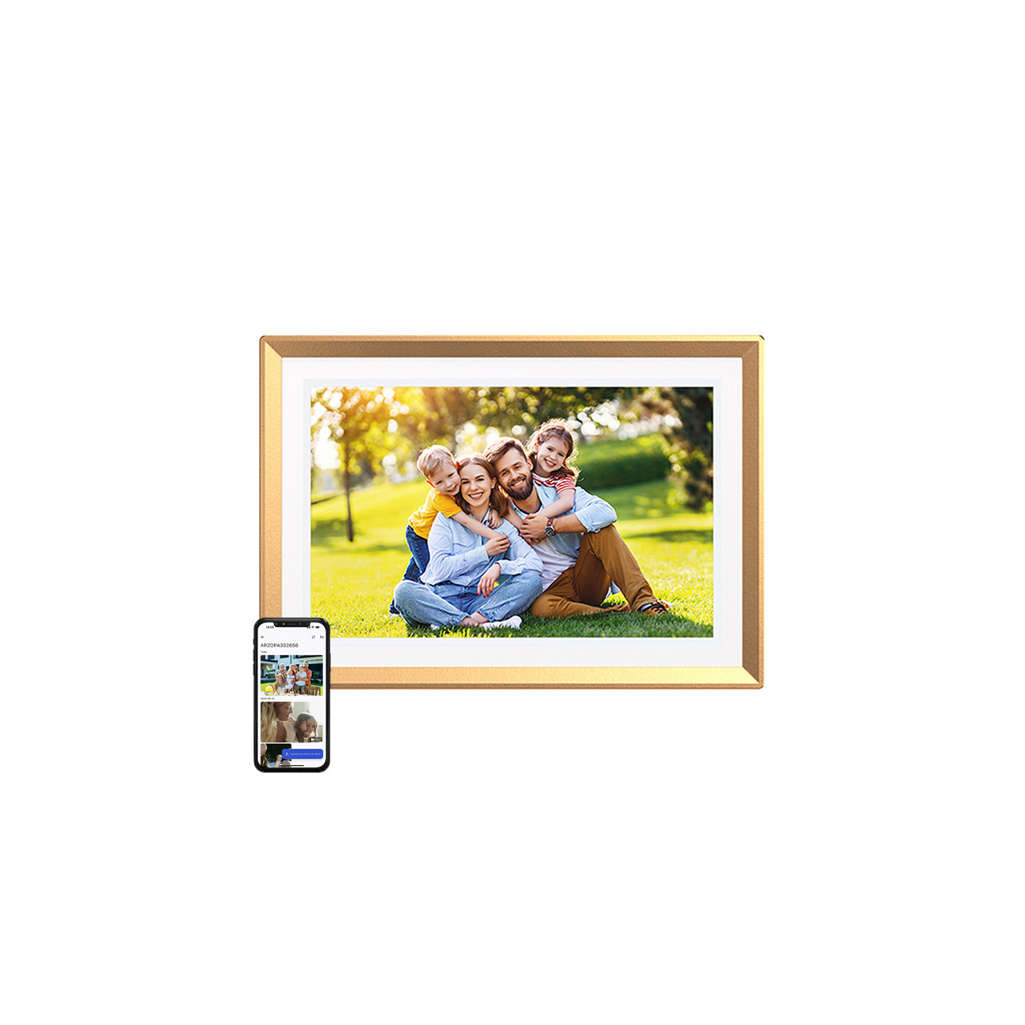 Arzopa D10 (gold) 10.1" digital photo frame