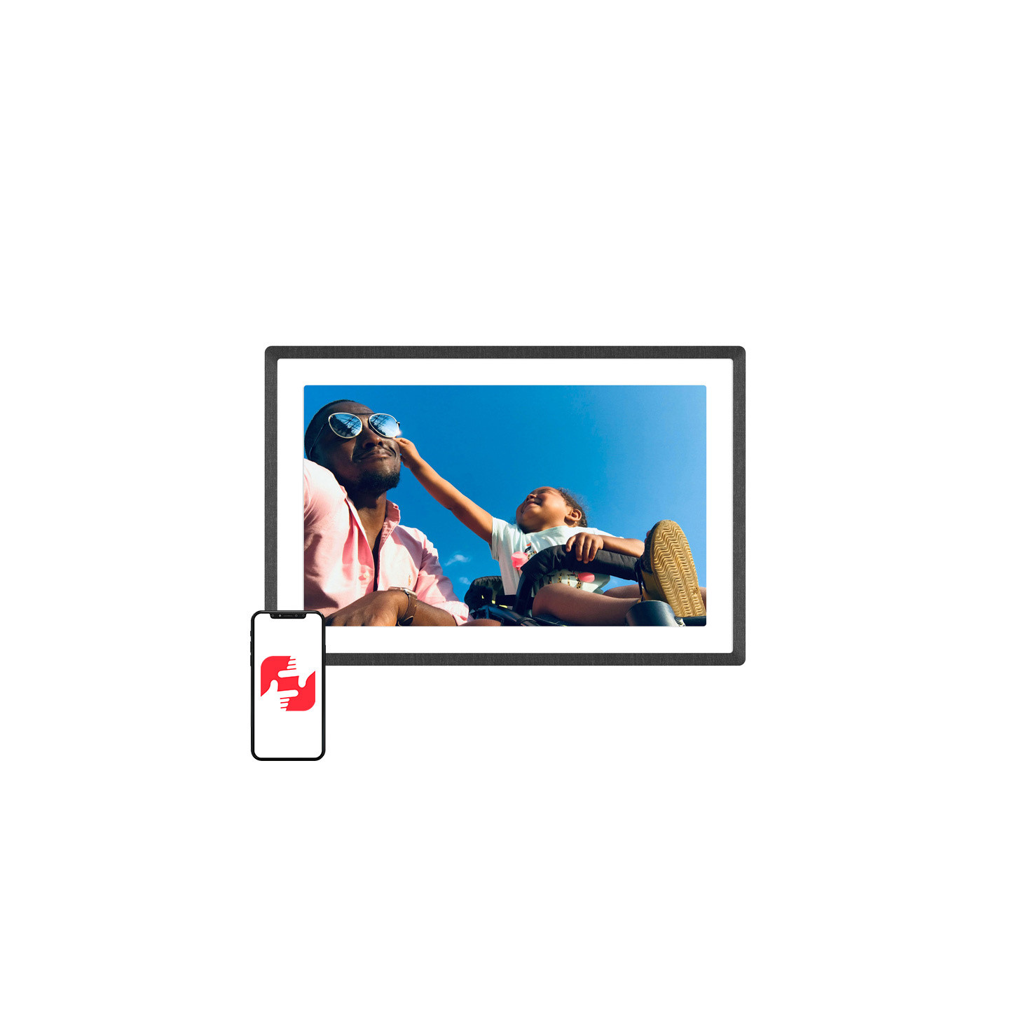 Smart Photo Frame Lexar PX-110BLKGLR (black) 11"