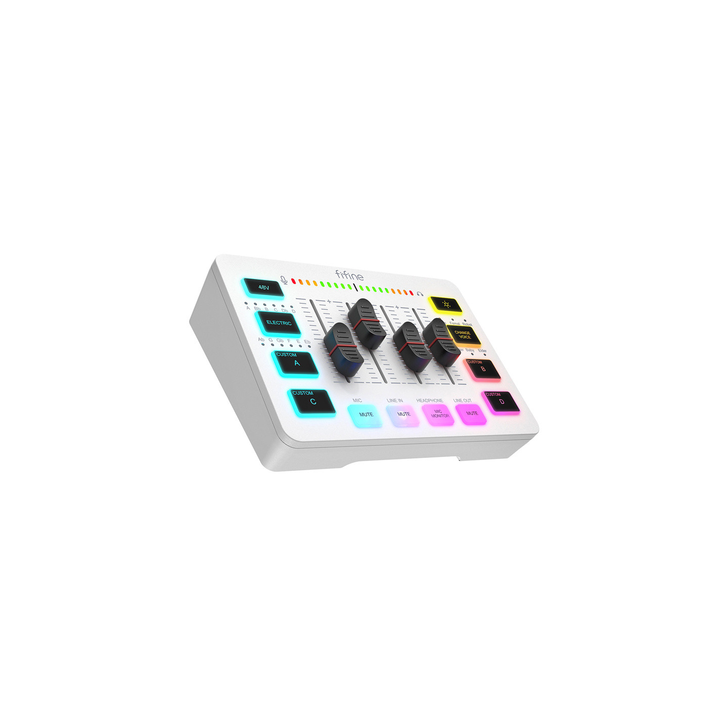 Fifine SC3W audio mixer (white)