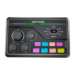 View product Fifine SC8 RGB gaming mixer (black)