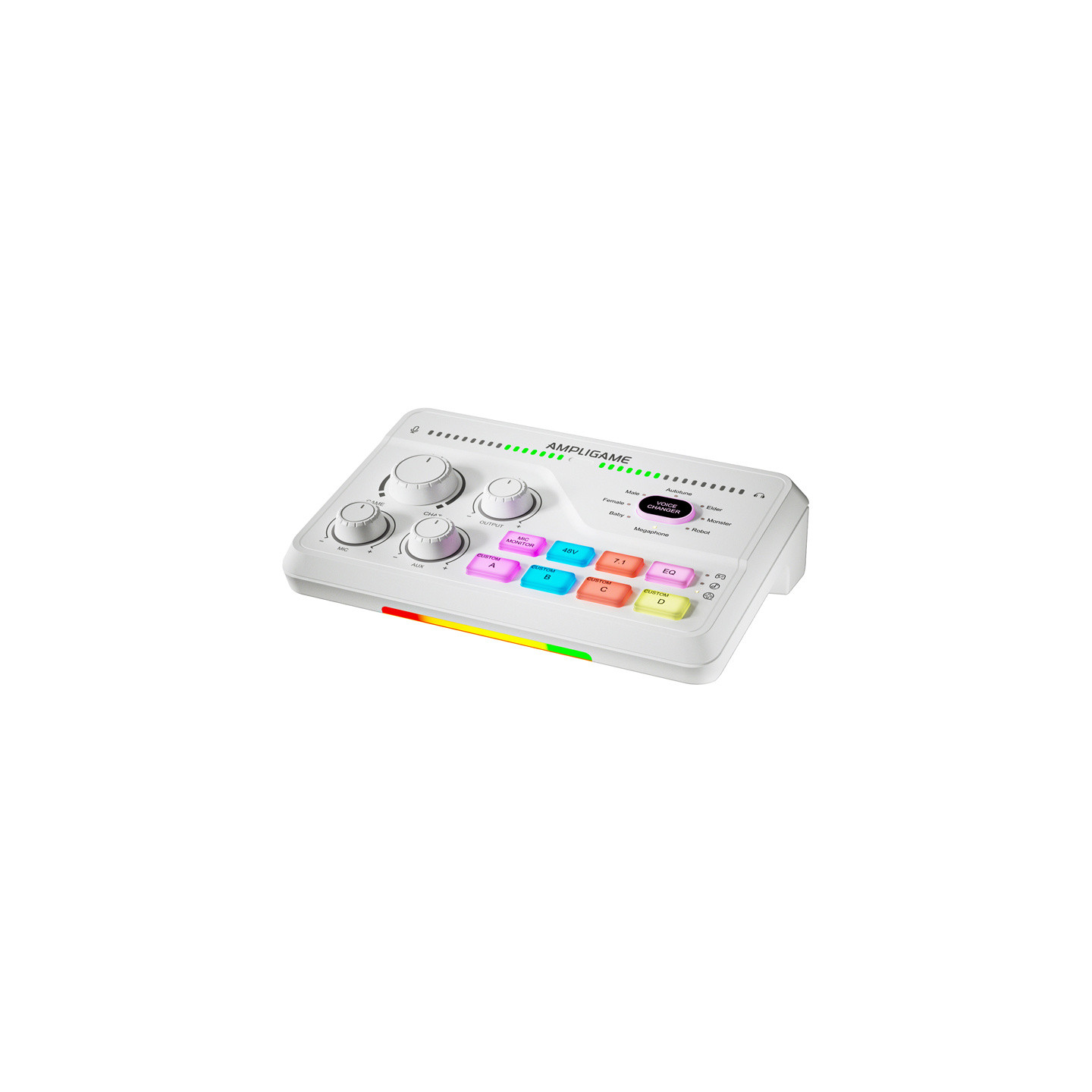 Fifine SC8W RGB gaming mixer (white)