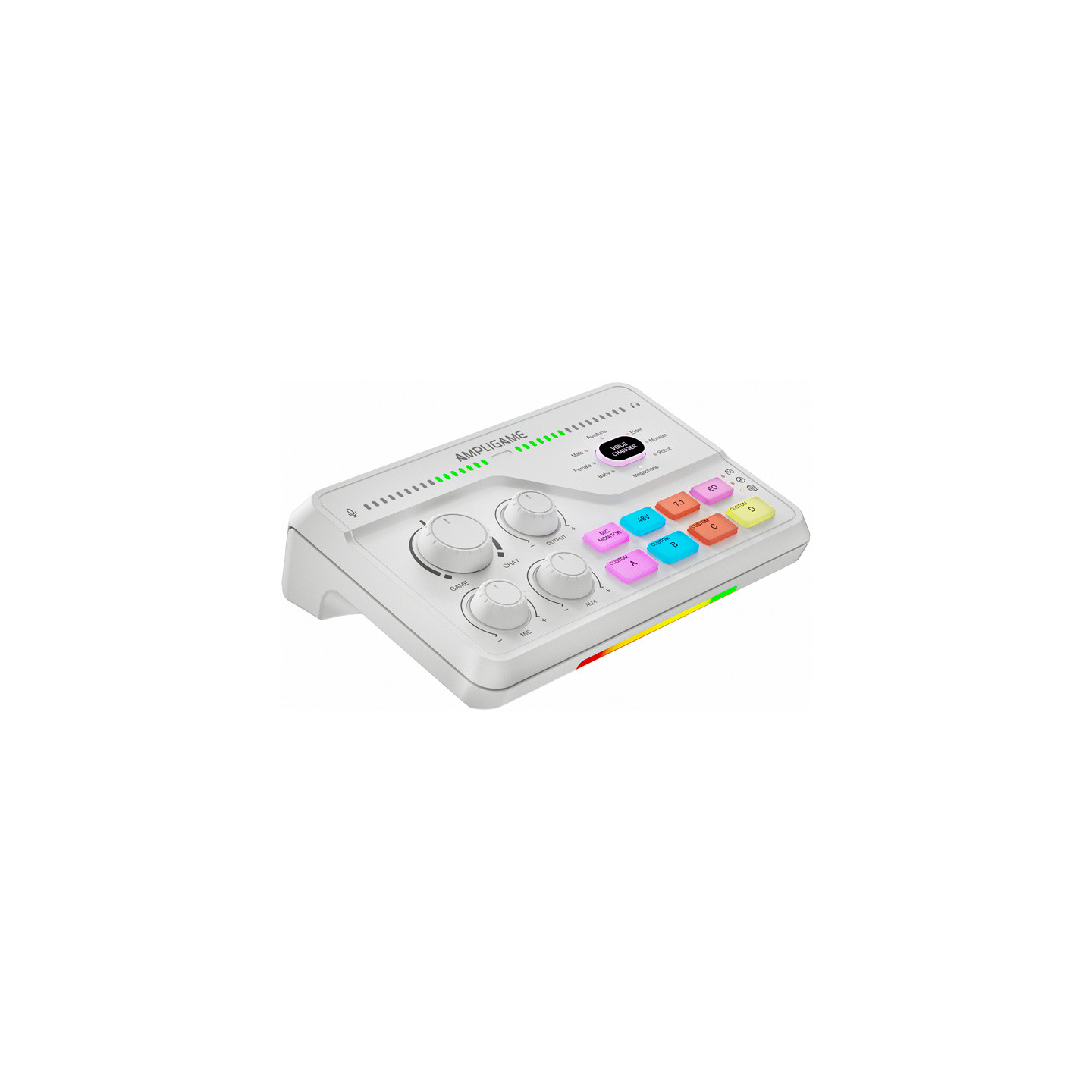 Fifine SC8W RGB gaming mixer (white)