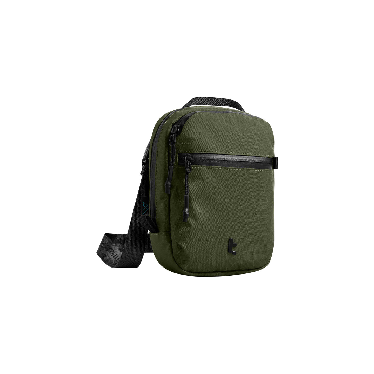 TOMTOC Aviator-T37 travel bag with shoulder strap X-Pac 1.3L (green)
