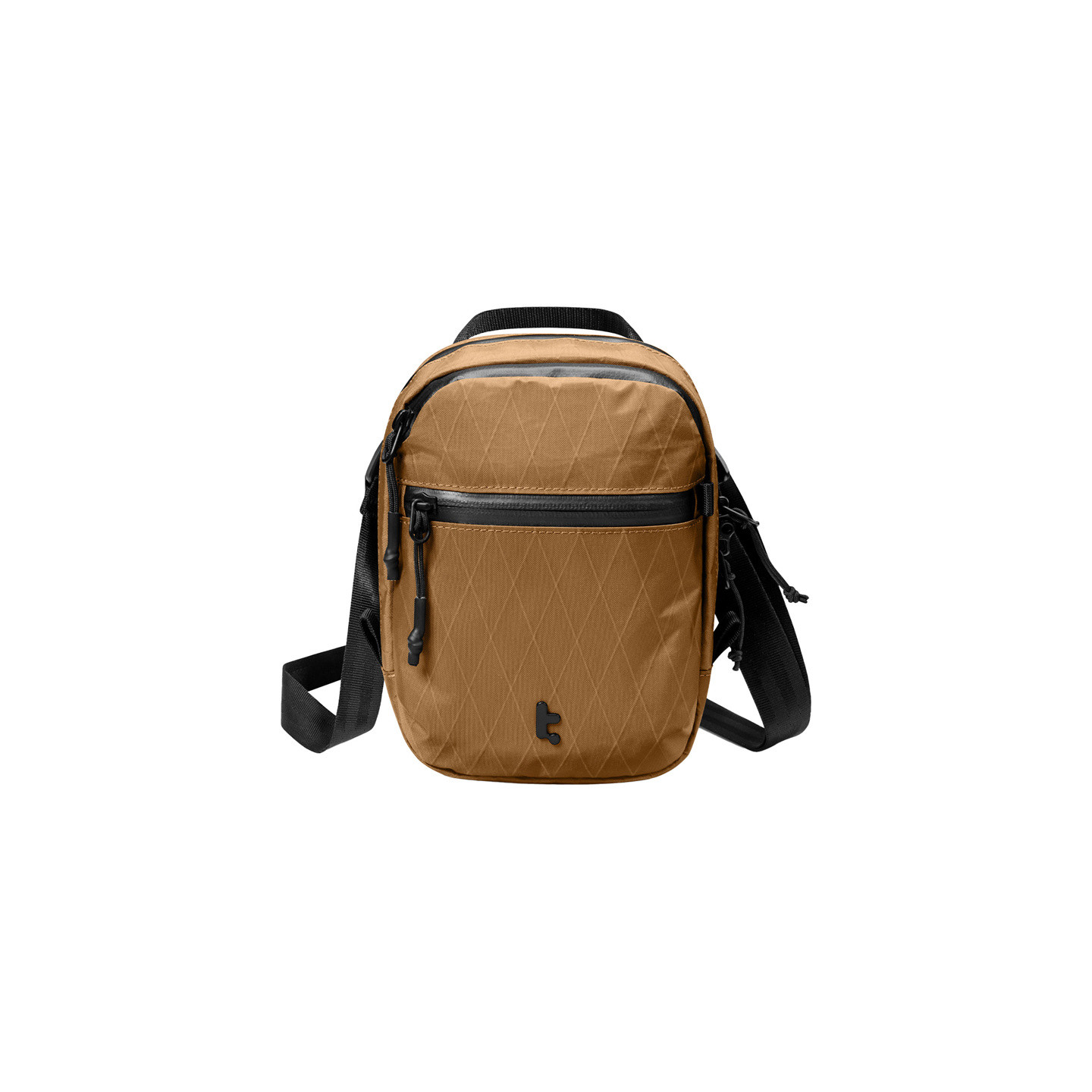 TOMTOC Aviator-T37 travel bag with shoulder strap X-Pac 1.3L (brown)