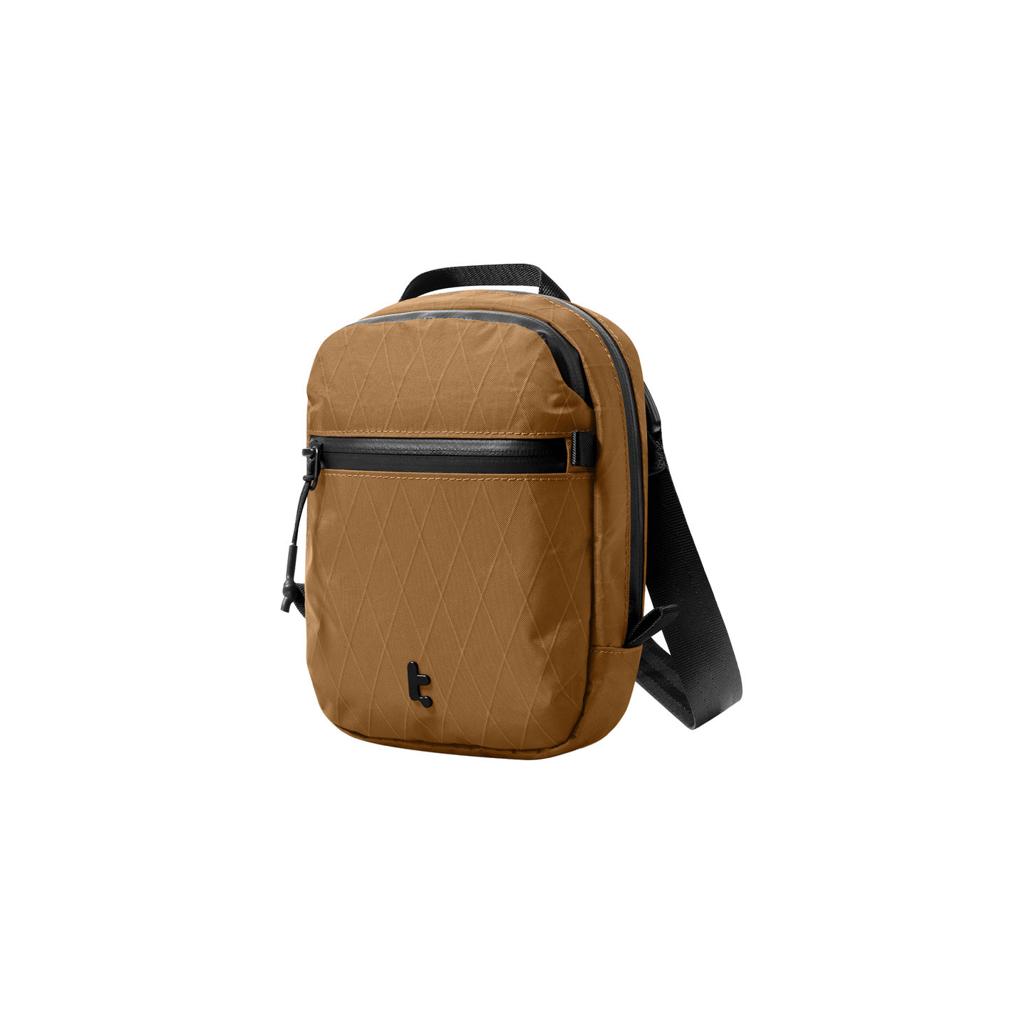 TOMTOC Aviator-T37 travel bag with shoulder strap X-Pac 1.3L (brown)