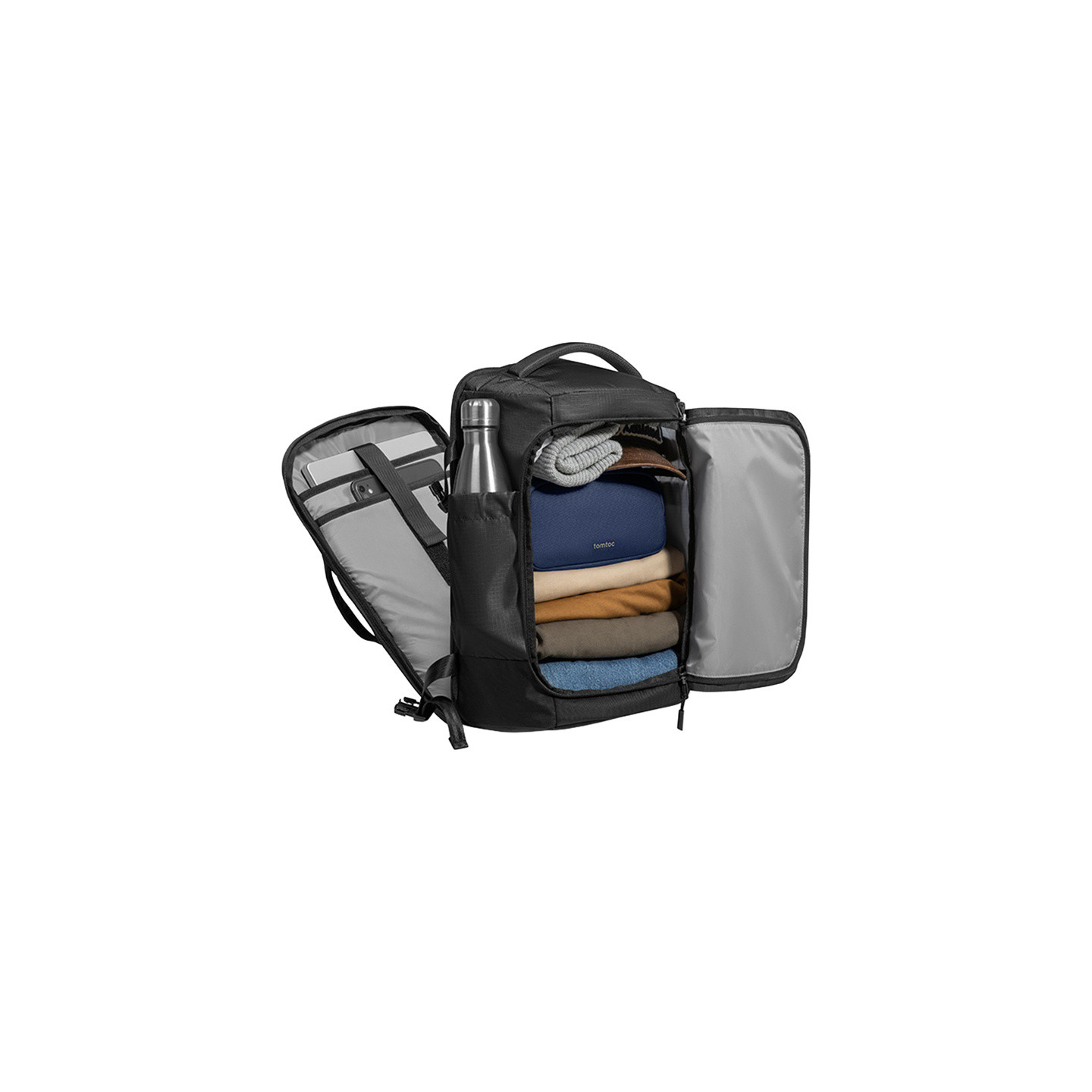 TOMTOC Navigator-T66 Liteway Travel Backpack 28L/15.6" (Black)