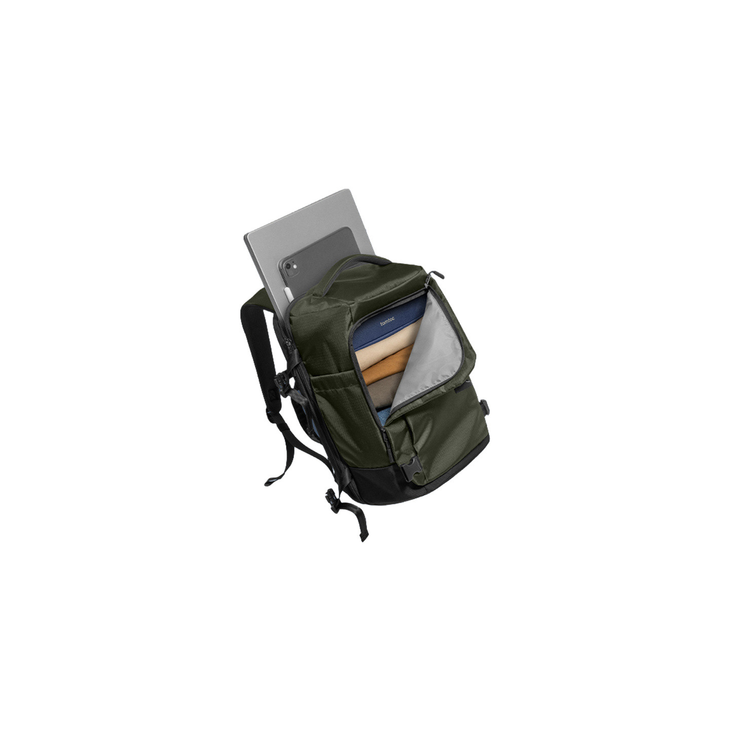 TOMTOC Navigator-T66 Liteway Travel Backpack 15.6"/28L (green)
