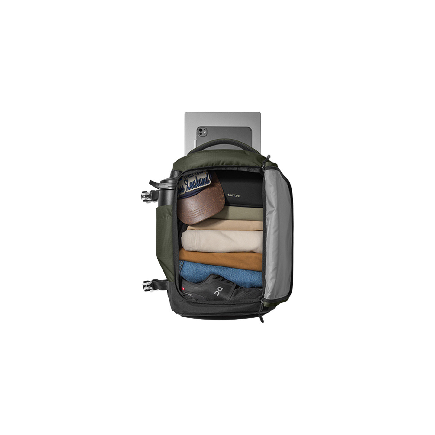 TOMTOC Navigator-T66 Liteway Travel Backpack 15.6"/28L (green)