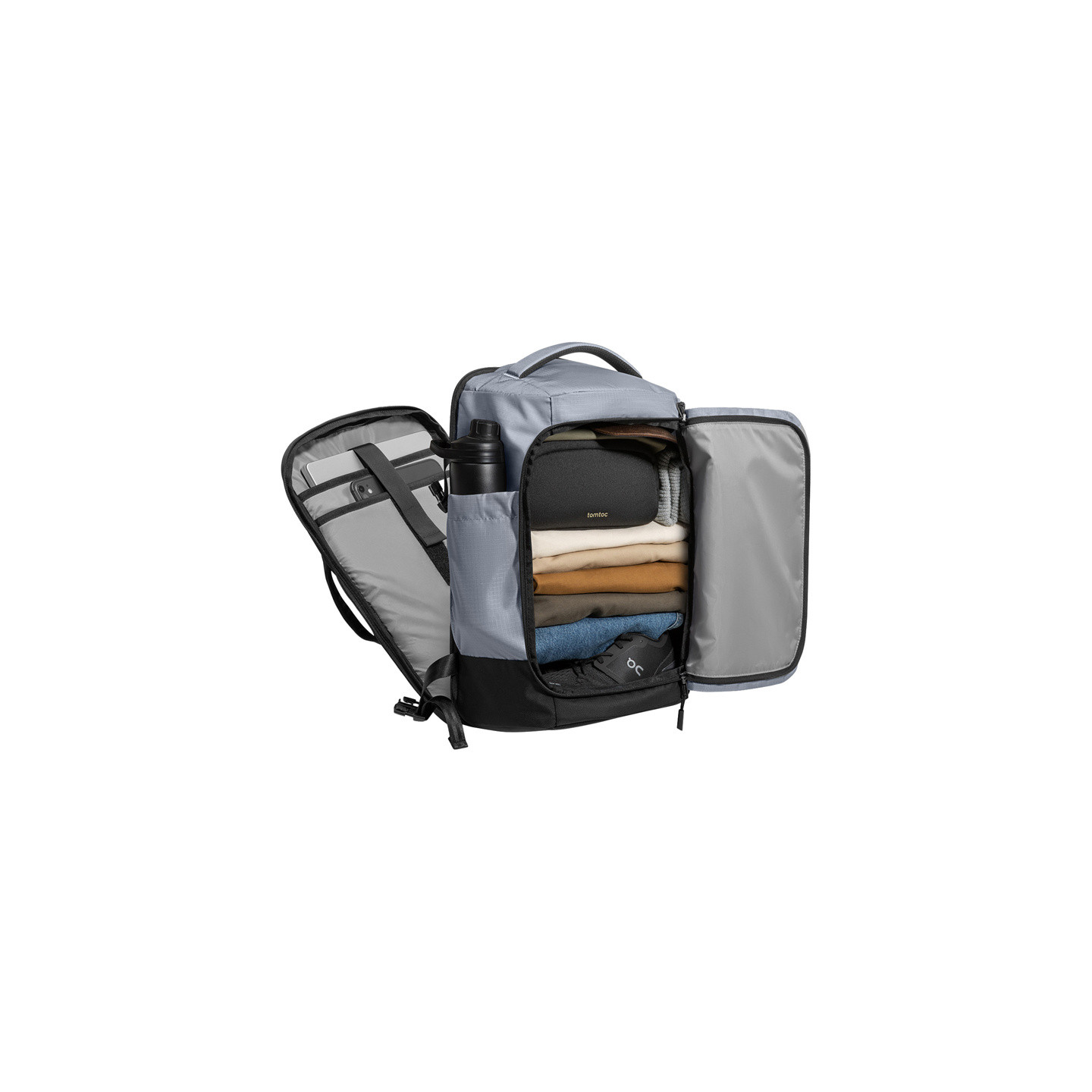 Tomtoc Navigator-T66 Liteway Travel Backpack, 17"/40L (gray)