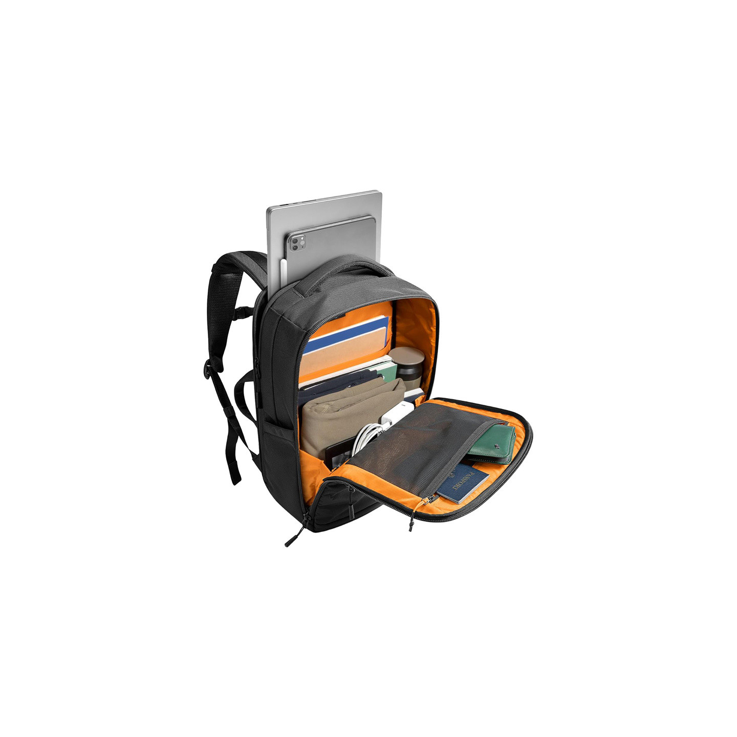 TOMTOC TechPack-T73 X-pac 15.6''/30L Laptop Backpack (Black)