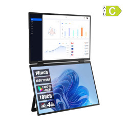 View product ZEUSLAP Z14W Portable Monitor with a 14-inch dual-touch screen