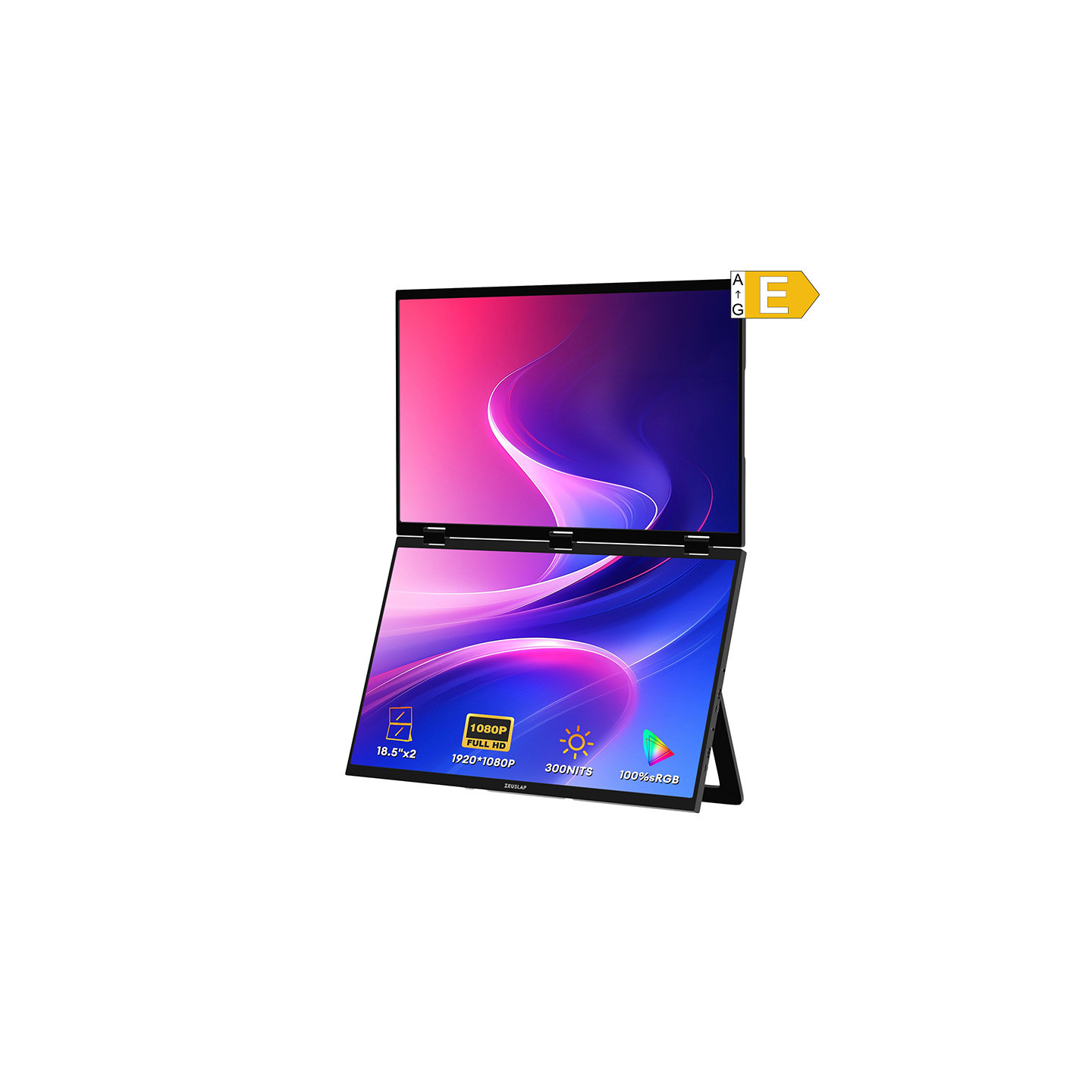 ZEUSLAP Z18W Dual 18" Portable Monitor