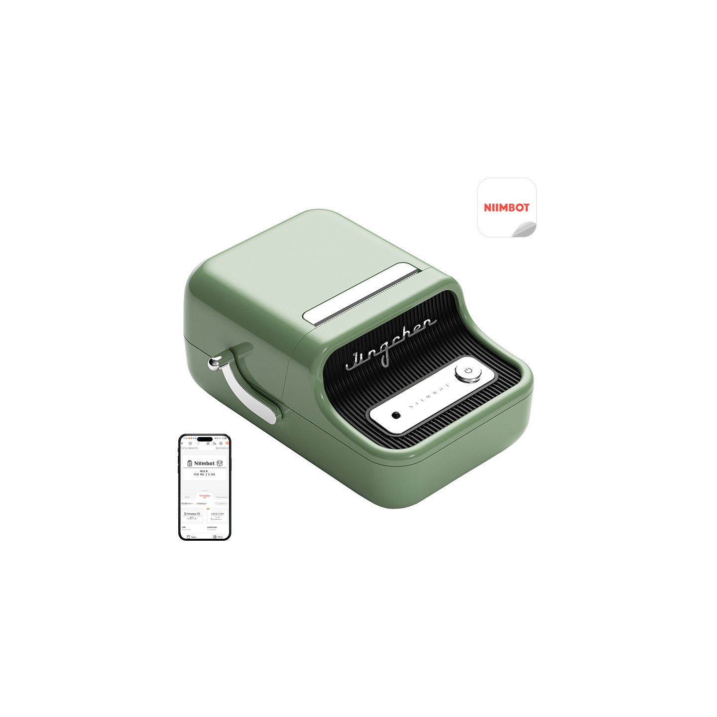 Niimbot B21 Pro Portable Label Printer (green)