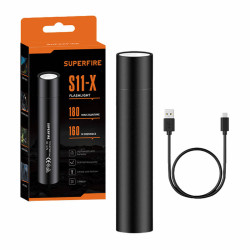 View product Superfire S11-X flashlight, 700 lm, USB, 5 modes