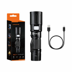 View product Flashlight Superfire X60-T, 1500lm, USB