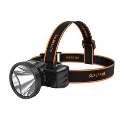 View product Superfire HL51 headlamp flashlight, 160 lm, micro-USB, 4 modes, 300 m