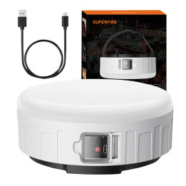 Superfire T25 camping light, 400 lm, USB, 3 modes