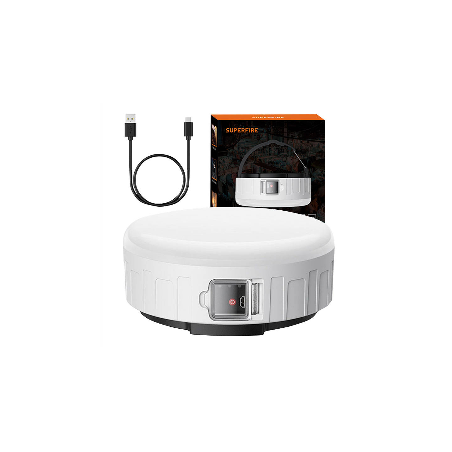 Superfire T25 camping light, 400 lm, USB, 3 modes