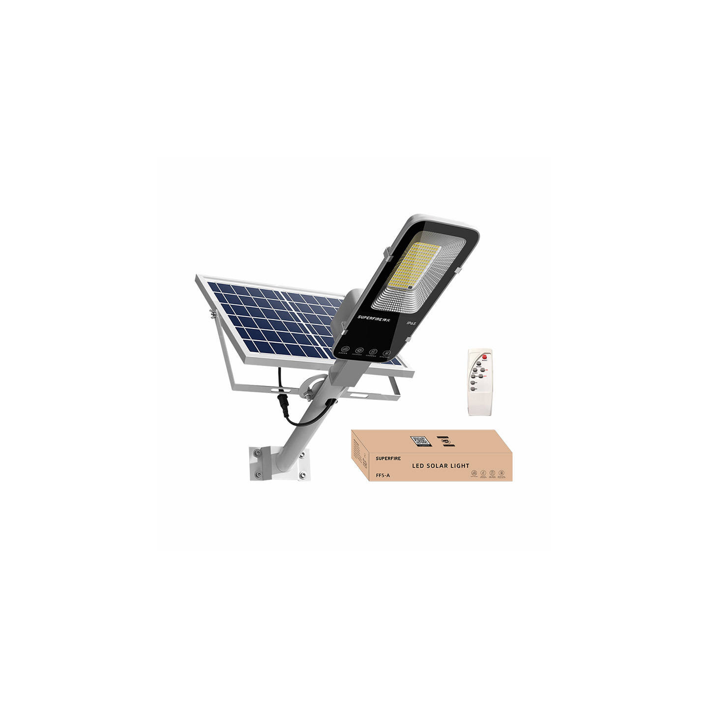 Solar lamp Superfire FF5-A, 63W, 500lm, 5000mAh