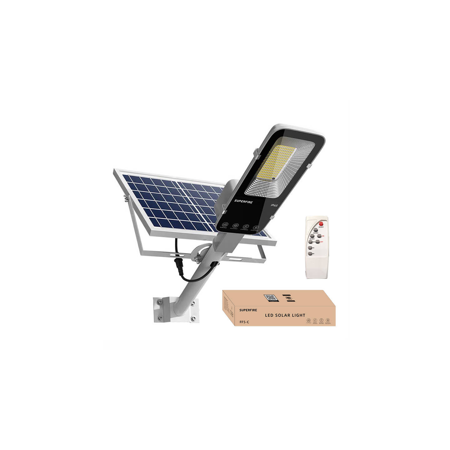 Solar lamp Superfire FF5-C, 263W, 1200lm, 15000mAh