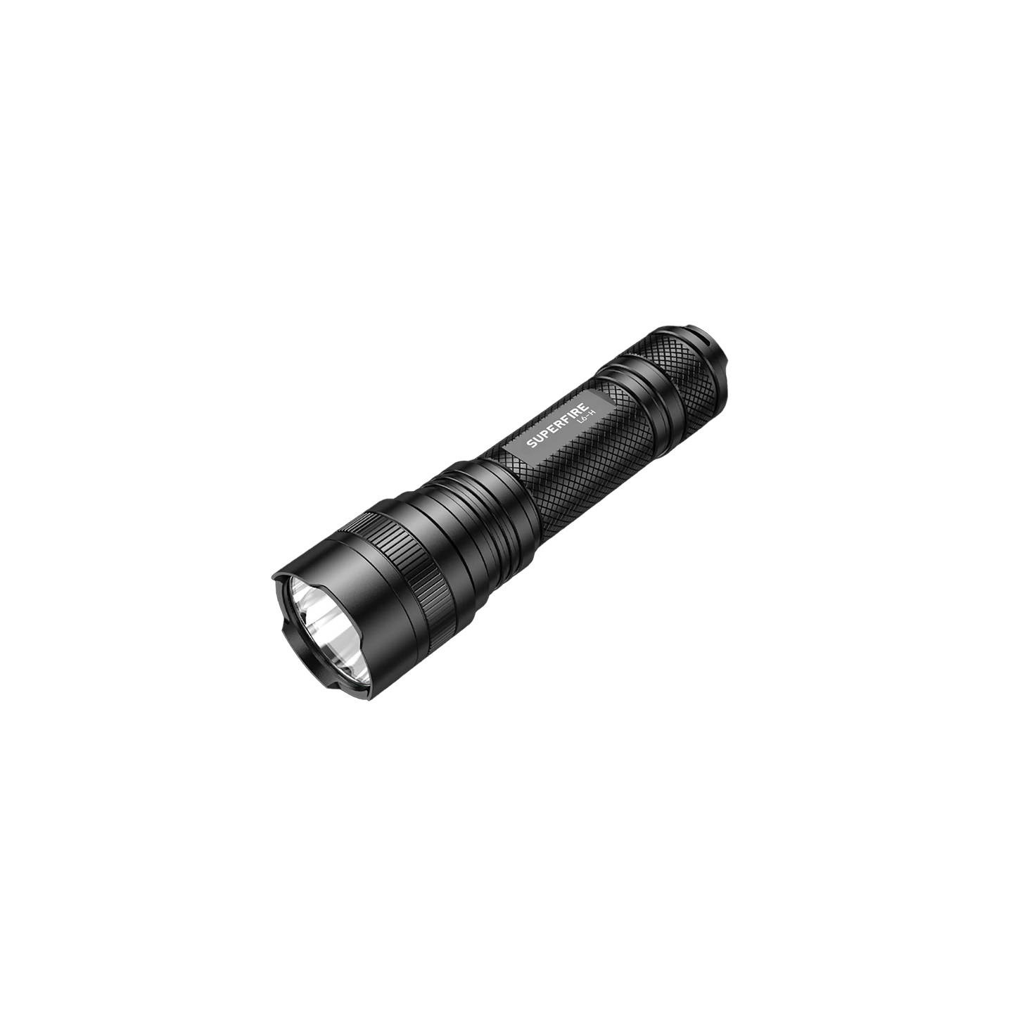 Superfire L6-H flashlight, 900 lm, 15W, USB-C, 5 modes
