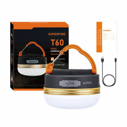 View product Camping lamp Superfire T60, 2,5W, 1000mAh