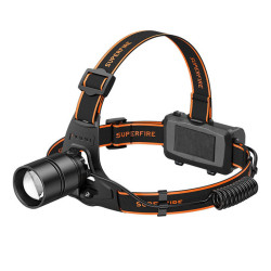 View product Superfire HL71 headlamp flashlight, 500 lm, USB, 5 modes