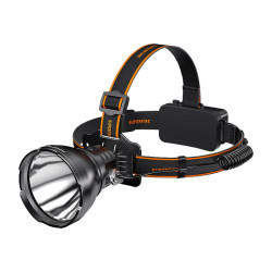 View product Superfire HL60 headlamp flashlight - 2300 lm, 4 modes, 330 m, 36W LED