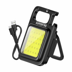 View product Superfire MX16 flashlight, 600 lm, 500 mAh, USB-C, 4 modes