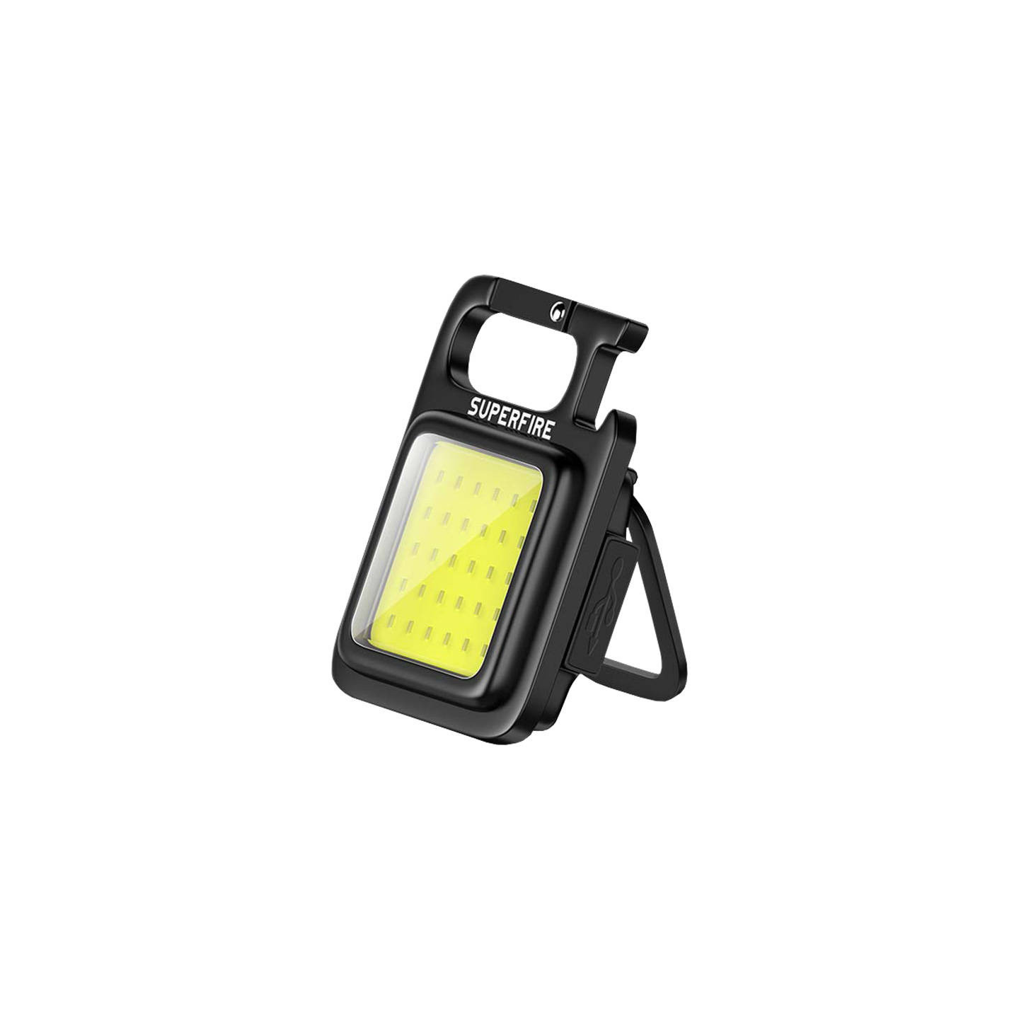 Superfire MX16 flashlight, 600 lm, 500 mAh, USB-C, 4 modes