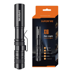 View product Superfire X18 flashlight, 55 lm, 5 W, 5 modes, 38 m