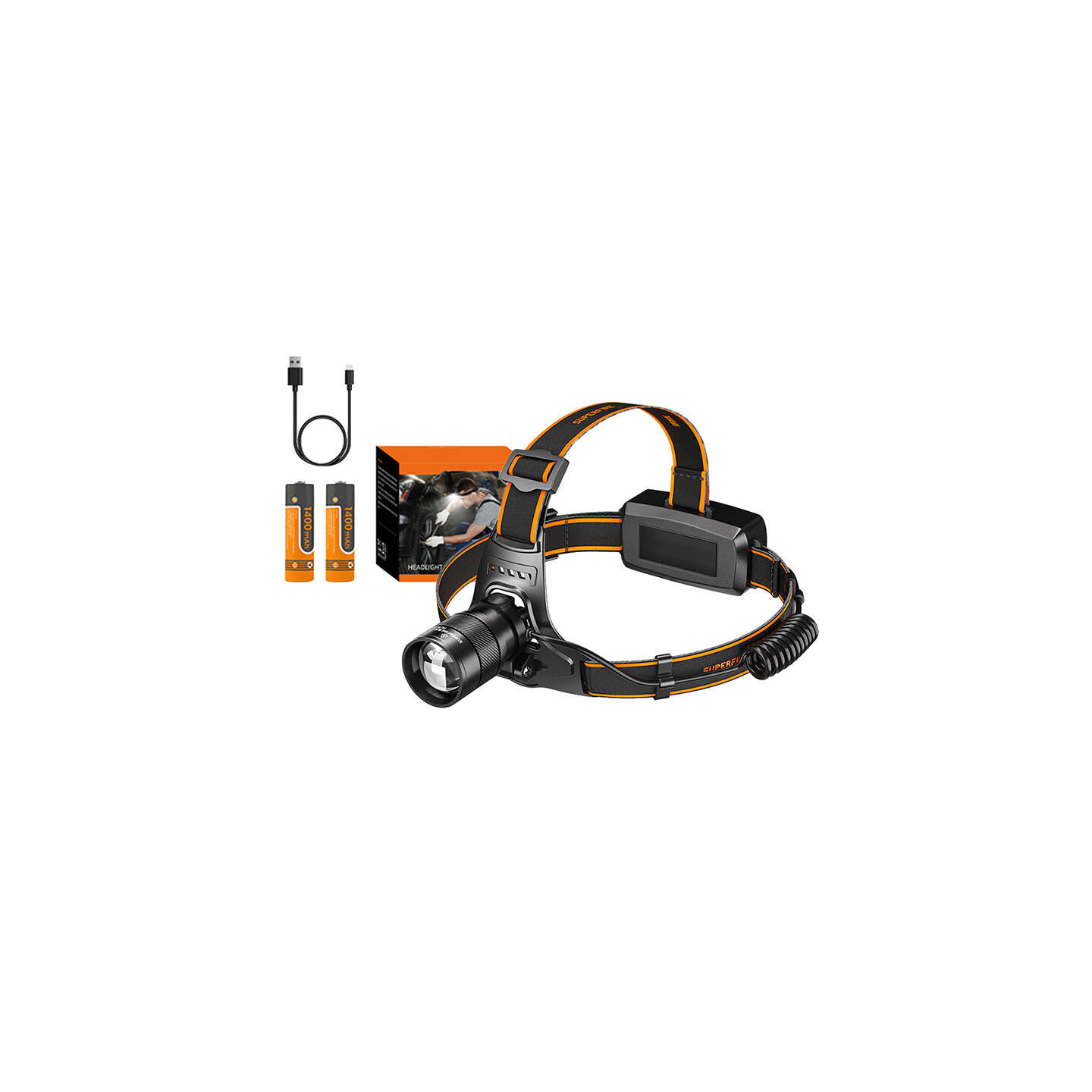 UV Superfire HZ01 head flashlight