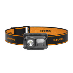 View product Superfire HL23-S headlamp flashlight, 350lm, USB-C